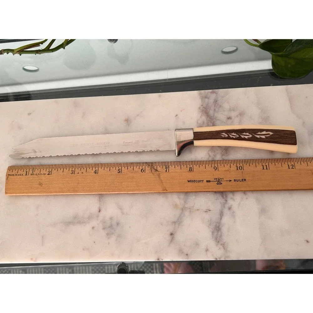 Vintage Regent Sheffield The Miracle Worker Frozen Food Knife Stainless England